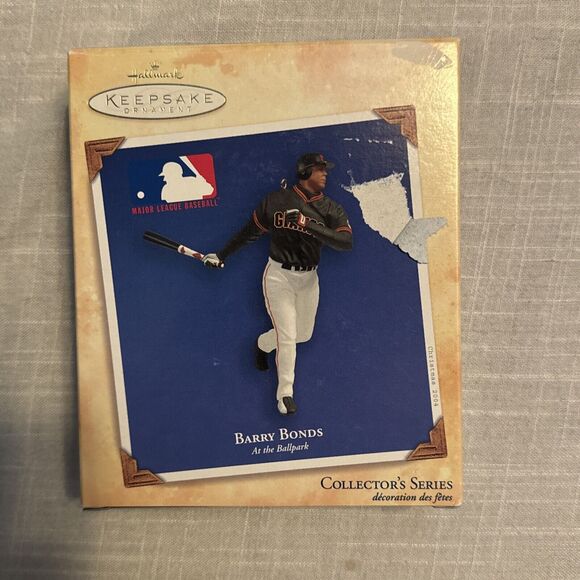Hallmark Ornament Barry Bonds At the‎ Ballpark SF San Francisco Giants MLB 2004 - Picture 1 of 15